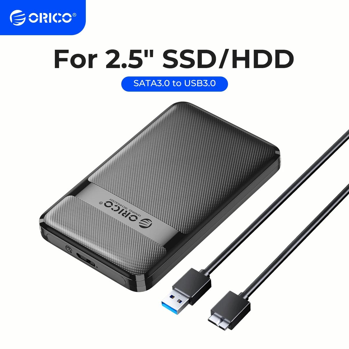 ORICO HDD ̽ 2.5 ġ SATA usb 3.0/Type-C HDD Ŭ 6Gbps ִ USB-C ܺ SATA HDD Ŭ  ڵ 